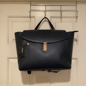 ALFANI Women's Navy Blue Backpack Crossbody Bag Style # 10009104100 NWT